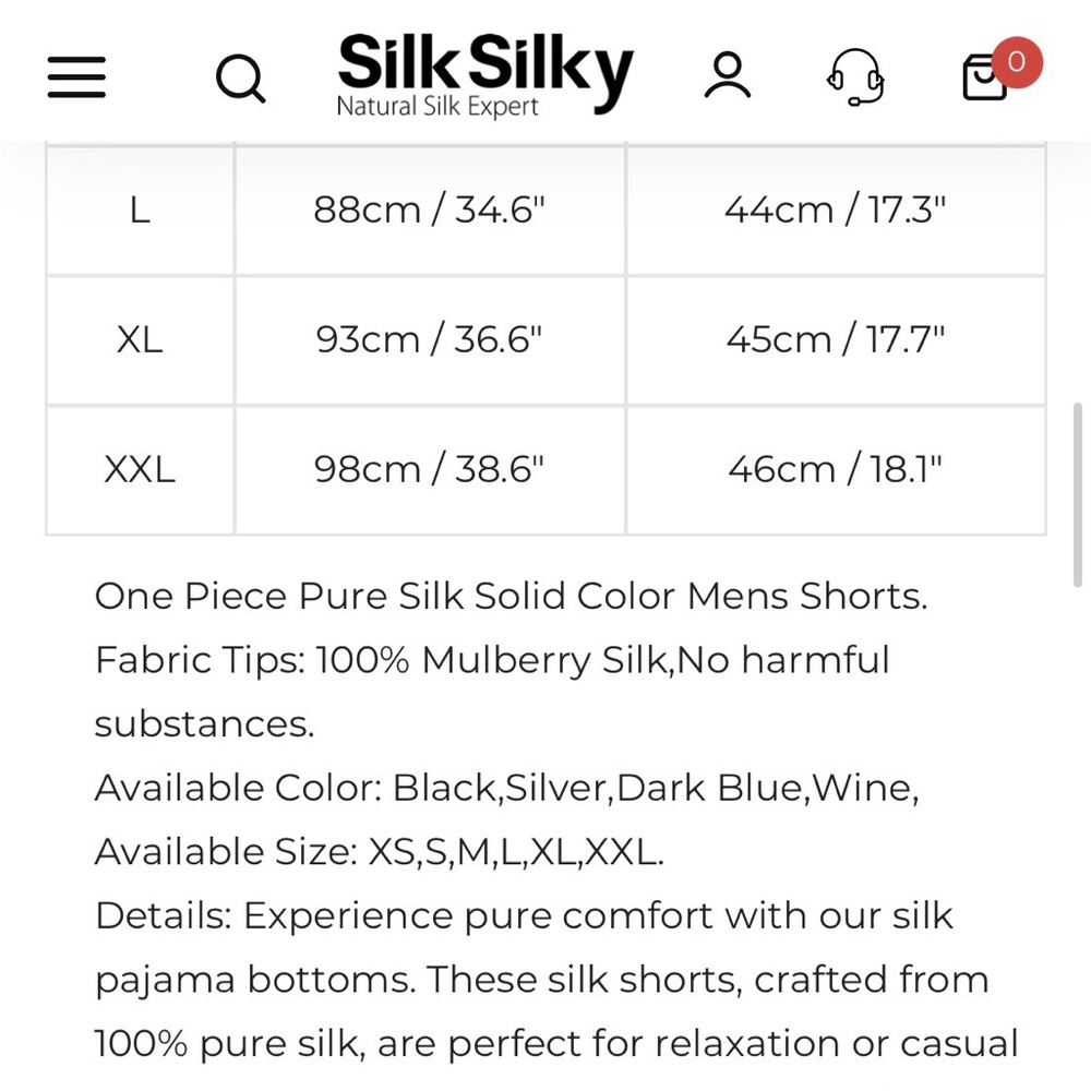 SilkSilky Black Satin Shorts - Picture 7 of 7